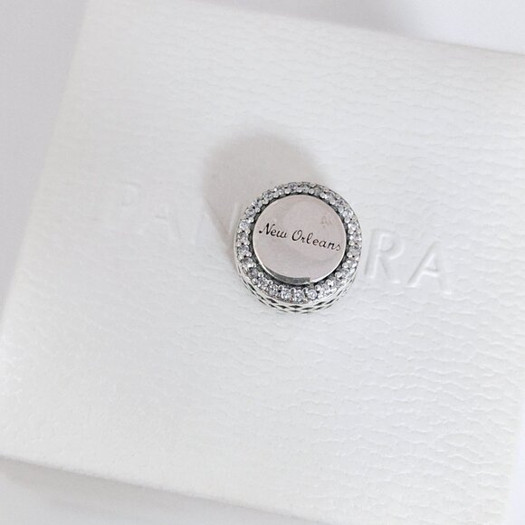 Pandora New Orleans Exclusive Bead Charm Bracelet Pendant S925 Silver with box - Picture 6 of 7